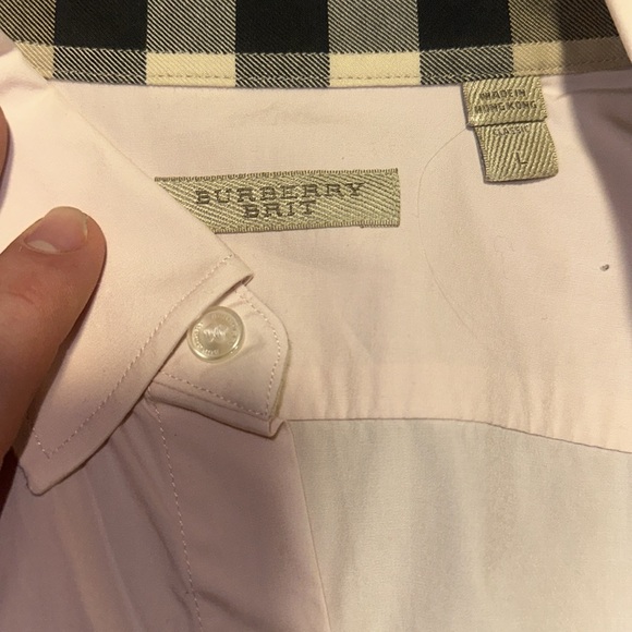 Light pink Burberry cuff shirt - Picture 3 of 3